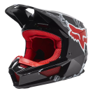 Мотошлем Fox V1 Karrera Helmet  (Black, 2023)