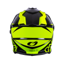 Шлем кроссовый со стеклом O'NEAL Sierra R V.22, глянец желтый