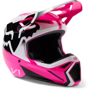 Мотошлем Fox V1 Leed Helmet  (Pink, 2023)