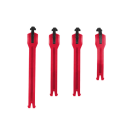 Стрепы к мотоботам Leatt 5.5 FlexLock Strap Kit  (Red, 2024)
