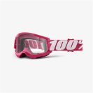 Очки подростковые 100% Strata 2 Youth Goggle Fletcher / Clear Lens  (Pink, 2021)
