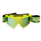 Очки кроссовые AiM (PRO) 157-900 Lime-White Glossy