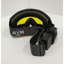 Очки снегоходные с магнитной линзой и подогревом AiM (PRO) 190-100 Accu Heated Goggles Black Matt