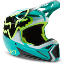 Мотошлем Fox V1 Leed Helmet  (Teal, 2023)