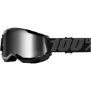 Очки 100% Strata 2 Goggle Black / Mirror Silver Lens  (, 2022)