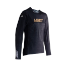 Велоджерси подростковая Leatt MTB Gravity 4.0 Junior Jersey  (Black, 2024)