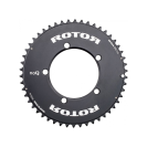 Звезда Rotor Chainring BCD110X5 Outer Black Aero 50t  (Black, 2021)