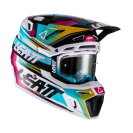 Мотошлем Leatt Moto 8.5 Helmet Kit  (Aqua, 2022)