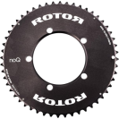 Звезда Rotor Chainring BCD110X5 Outer Black Aero 53At  (Black, 2021)