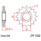 Звезда ведущая , JT 1332.15