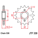 Звезда ведущая , с демпфером, JT 339.16RB