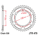 Звезда задняя (ведомая),(сталь) JT 479.43