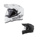 Шлем кроссовый со стеклом O'NEAL Sierra FLAT , мат. белый