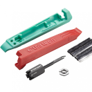 Монтажки с ремкомплектом E Thirteen Tire Lever Plug Kit Red/Seafoam  (, 2023)