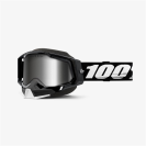 Очки 100% Racecraft 2 Snowmobile Goggle Black /Mirror Silver Lens  (Black, 2021)