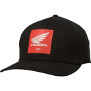 Бейсболка Fox Honda Flexfit Hat  (Black, 2020)