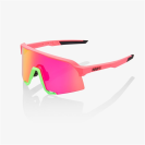 Очки спортивные 100% S3 Matte Washed Out Neon Pink / Purple Multilayer Mirror Lens  (Neon Pink, 2021)