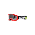Очки детские 100% Strata Mini Goggle Red / Clear Lens  (Red, 2022)