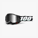 Очки 100% Accuri 2 Goggle Black / Mirror Silver Lens  (Black, 2021)