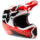 Мотошлем Fox V1 Leed Helmet  (Flow Red, 2023)