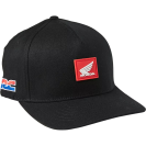 Бейсболка Fox Honda Wing Flexfit Hat  (Black, 2023)