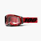 Очки 100% Racecraft 2 Goggle Red / Clear Lens  (Red, 2023)