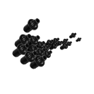 Шипы к педалям DMR Vault Moto Pin Set набор Black  (Black, 2020)