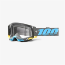 Очки 100% Racecraft 2 Goggle Trinidad / Clear Lens  (Grey/Blue, 2021)