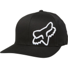 Бейсболка Fox Flex 45 Flexfit Hat  (Black/White, 2021)